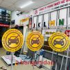 bảng cấm đậu xe inox