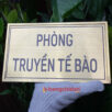 bảng tên phòng inox