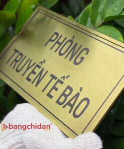 bảng tên phòng inox