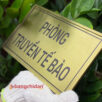 bảng tên phòng inox