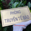 bảng tên phòng inox