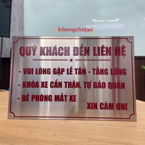 bảng thông tin inox ăn mòn