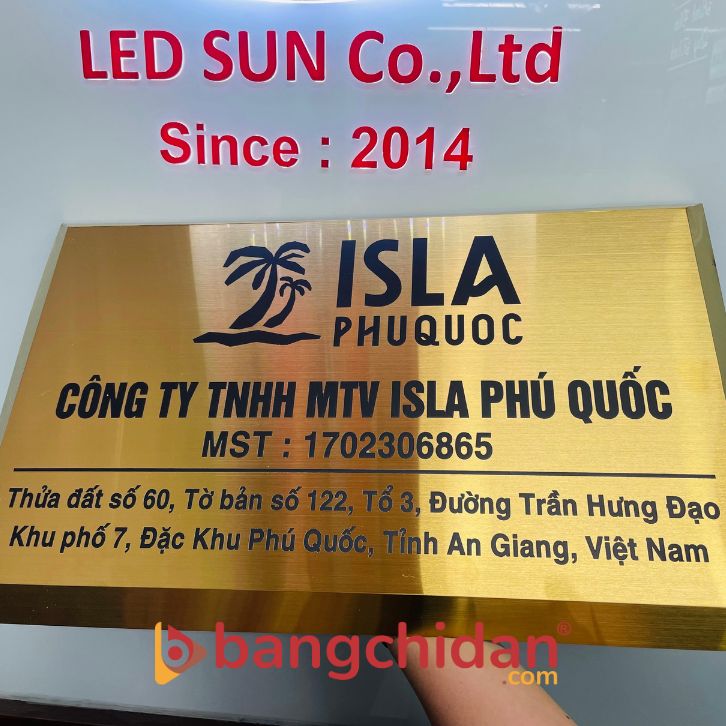 bảng số nhà inox ăn mòn