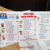 bảng menu fomex cán decal