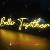 đèn led neon trang trí phòng ngủ