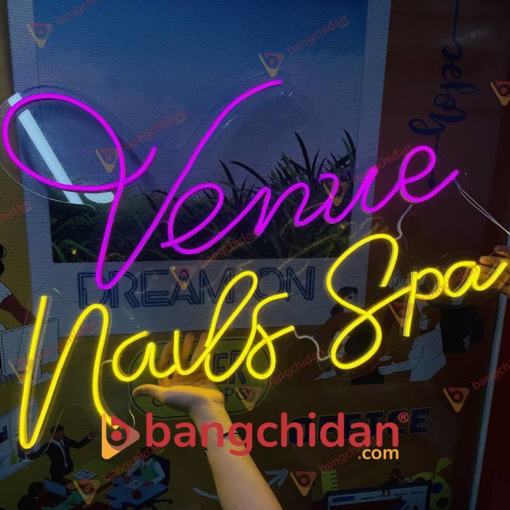 đèn led neon uốn chữ