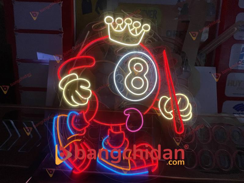 Đèn Led Neon Trang Trí Quán Bida