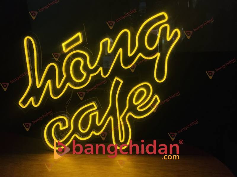 Đèn Led Neon Trang Trí quán cà phê