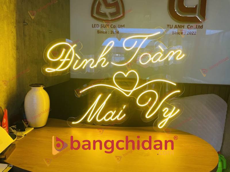 Đèn Led Neon Tên cặp đôi