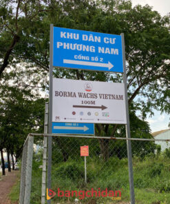 bảng chỉ dẫn alu dán decal
