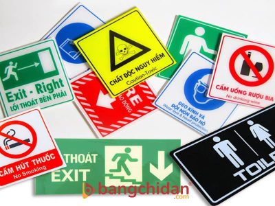 dịch vụ làm bảng chỉ dẫn mica