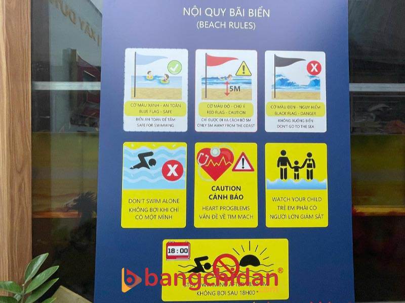 Bảng chỉ dẫn nội bộ bằng Mica