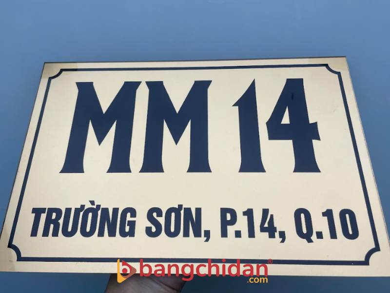 bảng số phòng mica nhỏ gọn