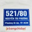 bảng số nhà mica