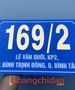 bảng số nhà mica