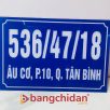 bảng số nhà mica