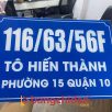 bảng số nhà mica