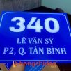 bảng số nhà mica