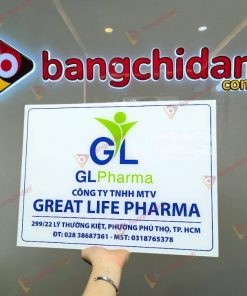 Bảnh hiệu công ty mica