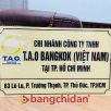 bảng tên công ty mica