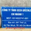 bảng tên công ty mica