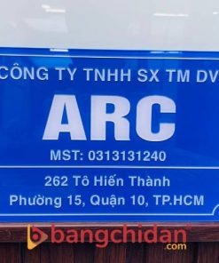 bảng tên công ty mica