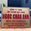 bảng tên công ty mica