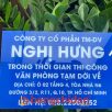bảng tên công ty mica