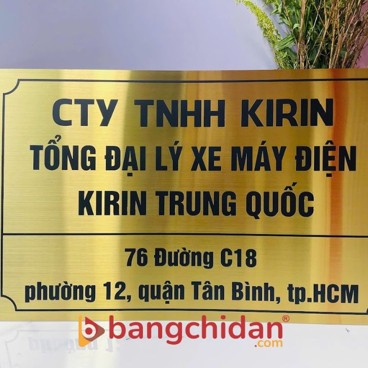 Biển số nhà Inox