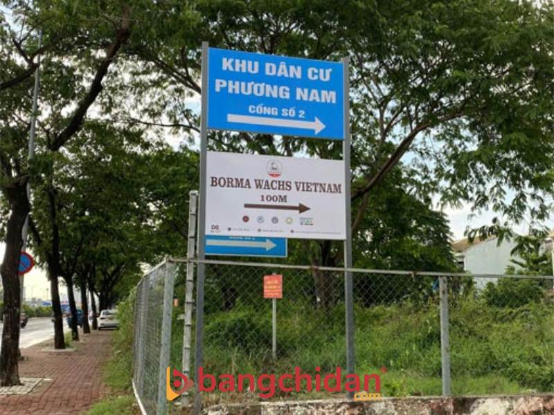 Bảng chỉ dẫn Alu dán Decal