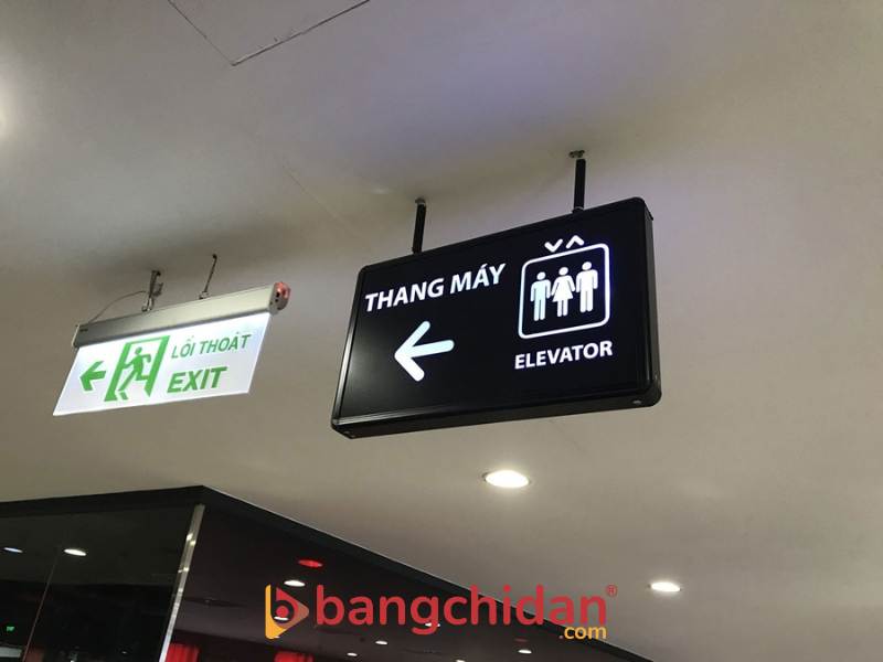 Các lưu ý quan trọng khi lắp bảng chỉ dẫn
