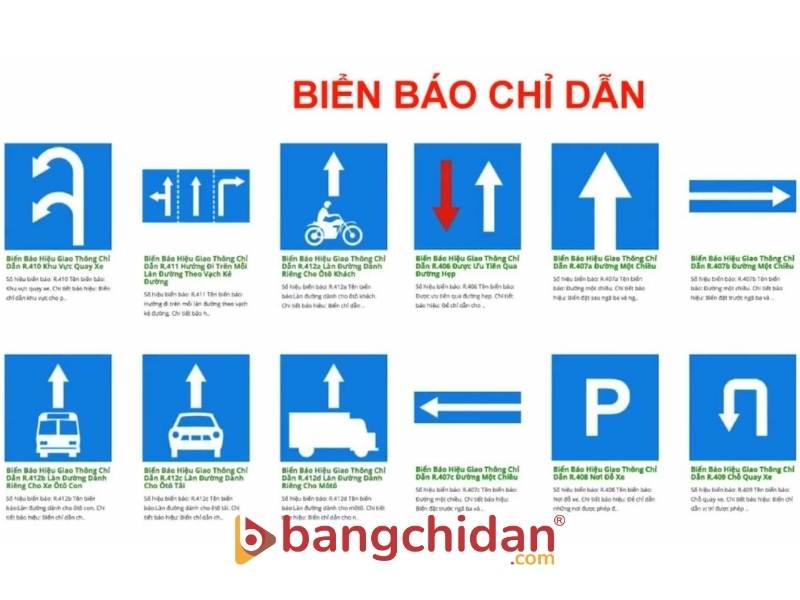 Biển báo chỉ dẫn màu xanh trên đường cao tốc.