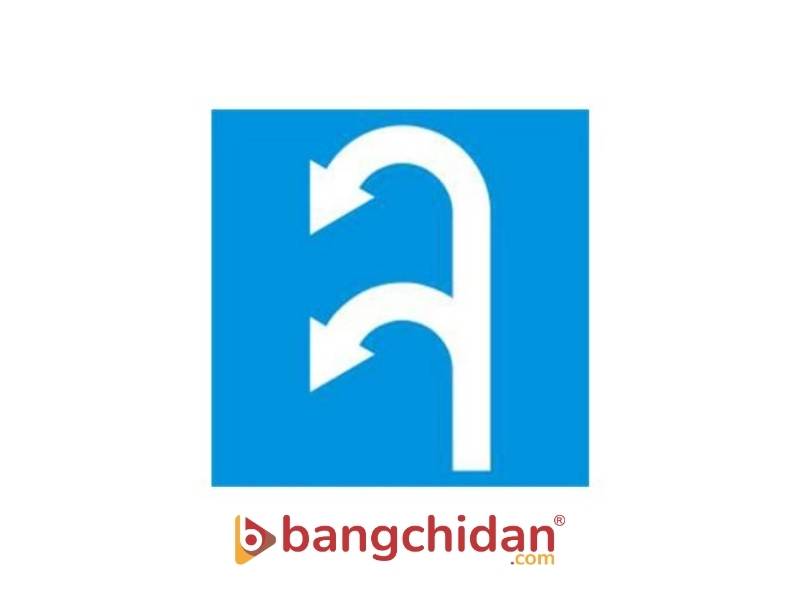 Biển số I.410 “Khu vực quay xe”