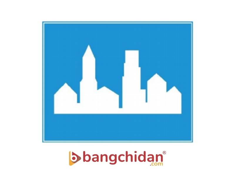 Biển số R.420 “Bắt đầu khu đông dân cư”