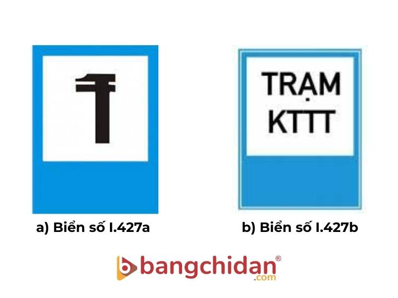 Biển số I.427 “Dịch vụ kỹ thuật”
