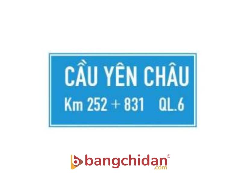 Biển số I.439 “Tên cầu”