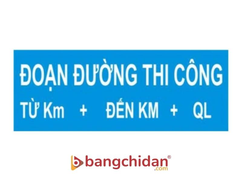 Biển số I.440 “Đoạn đường đang thi công”