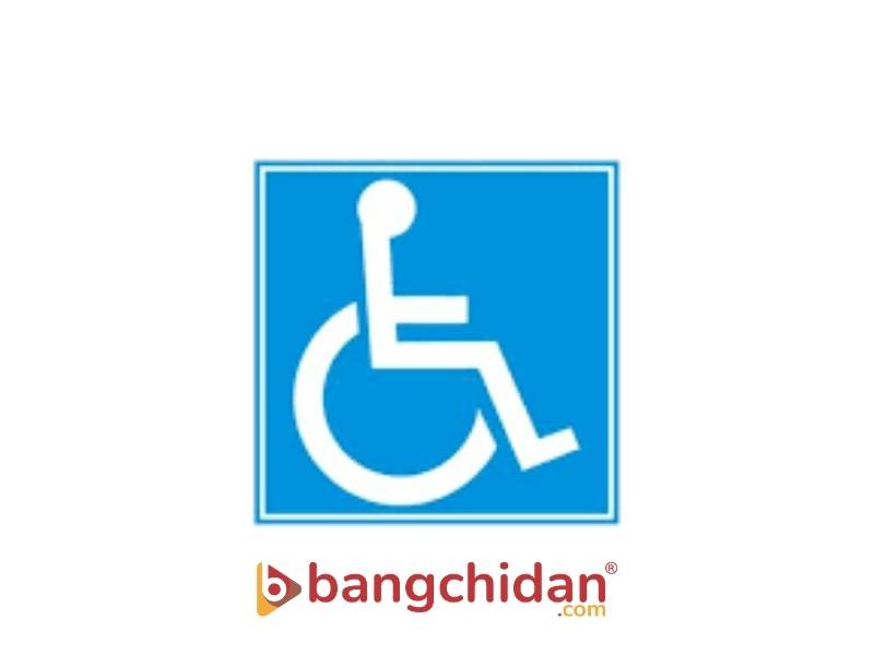 Biển số I.446 “Nơi đỗ xe cho người khuyết tật”