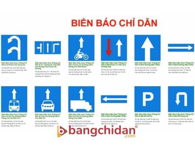 Đặc điểm của biển báo chỉ dẫn