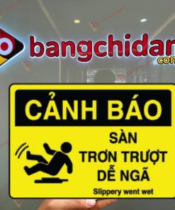 Biển cảnh cáo trơn trượt Mica