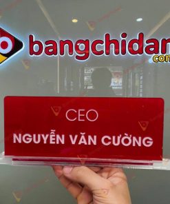 Biển chức danh Mica