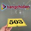 Biển số phòng Mica