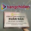 Biển tên công ty Inox