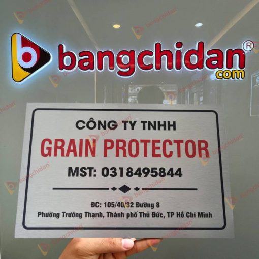 Bảng tên Công Ty Alu
