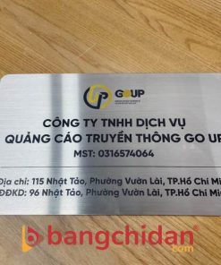 Các yếu tố ảnh hưởng đến giá làm biển hiệu công ty