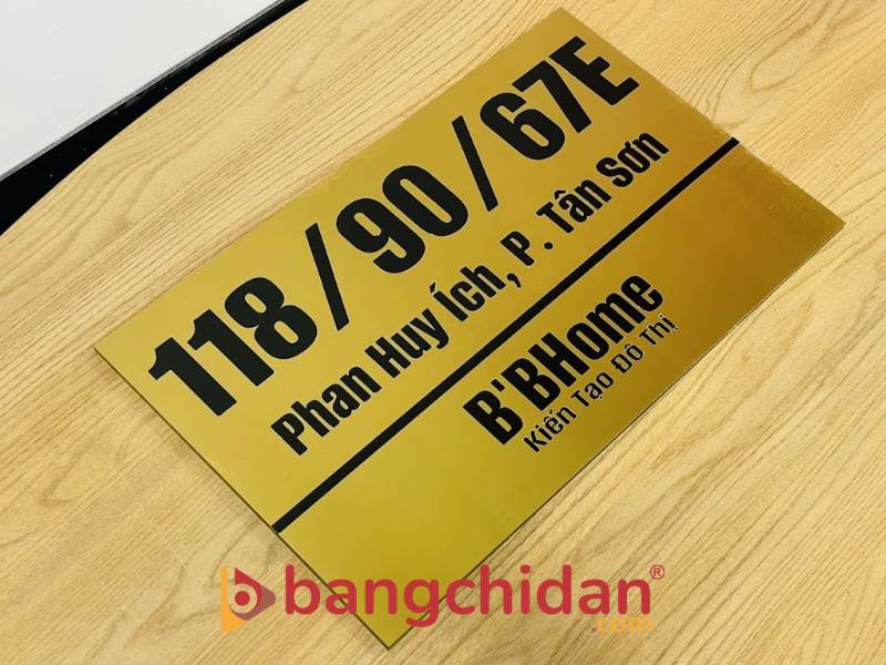 Làm biển số nhà đẹp