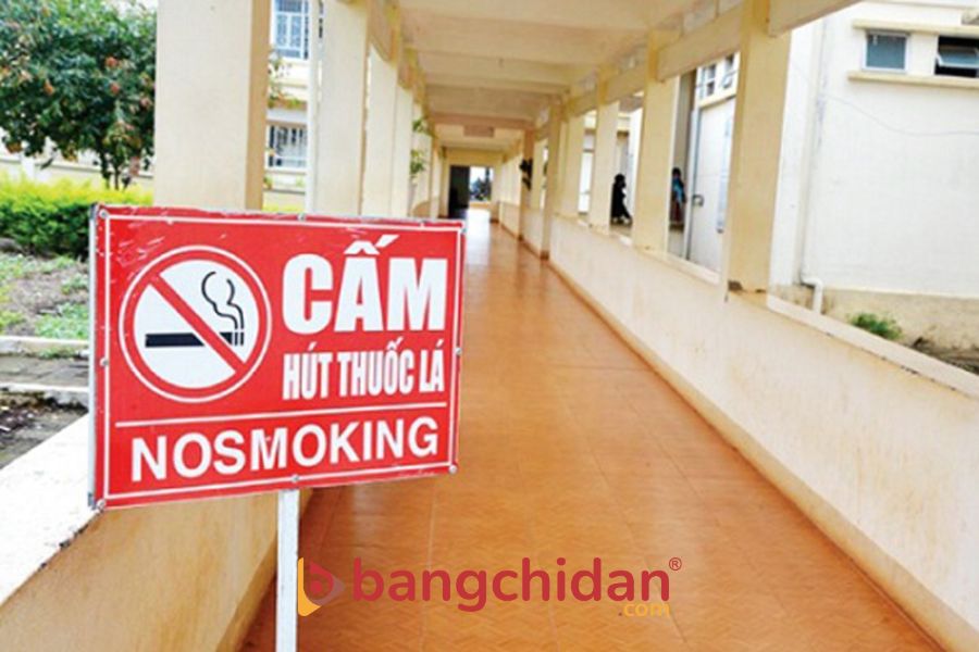 Biển cấm hút thuốc