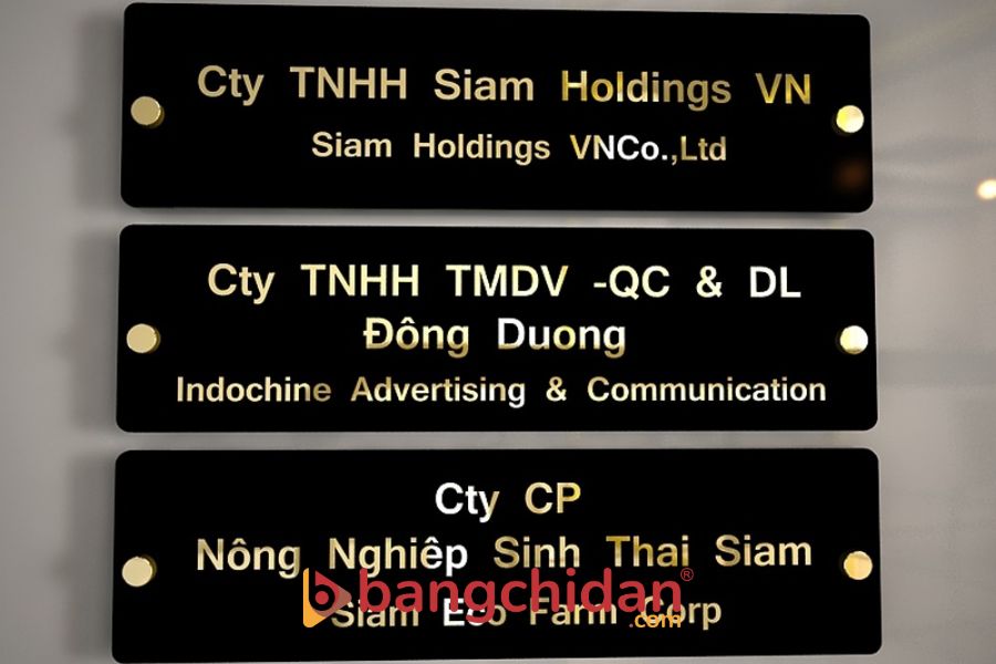 Biển chỉ dẫn tòa nhà
