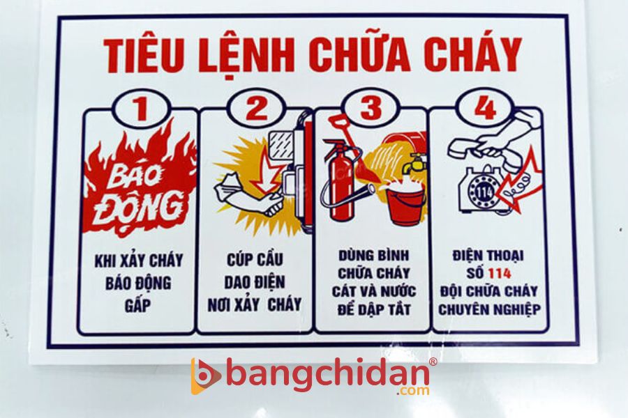 Biển báo khẩn cấp PCCC