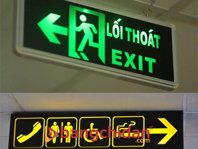 Biển chỉ dẫn khẩn cấp – lối thoát hiểm